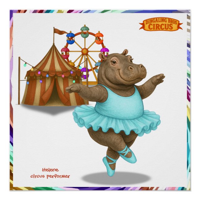 Helene circus performer poster (Front)