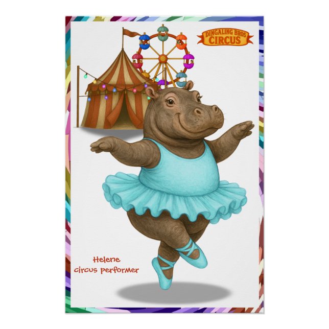 Helene circus performer poster (Front)
