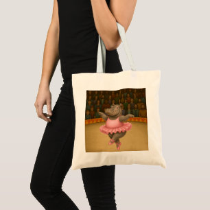 Helene circus performer tote bag