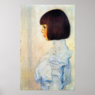 Helene Klimt portrait by Gustav Klimt Poster