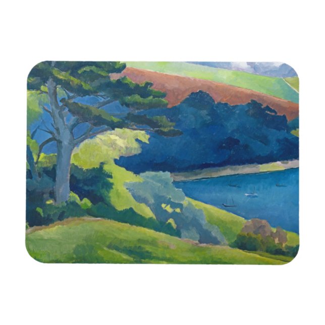 Helford Passage Cornwall Magnet (Horizontal)