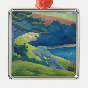 Helford Passage Cornwall Metal Ornament