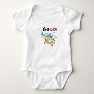 Heli-cute baby clothes, Helicopter themed Bodysuit