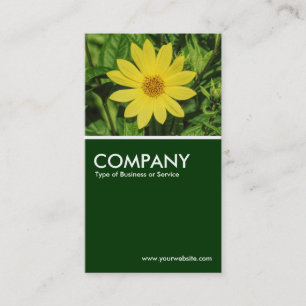Helianthus - Dark Green Business Card