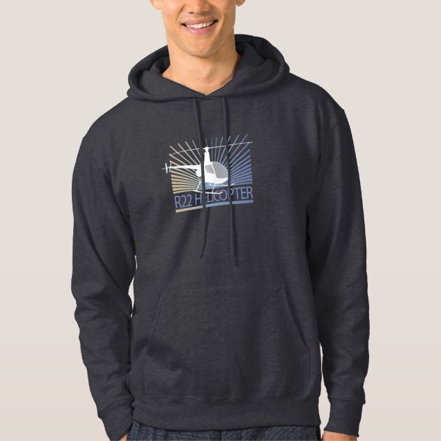 Helicopter Aircraft Hoodie (Front)