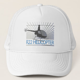 Helicopter Aircraft Trucker Hat