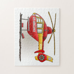 Helicopter Ambulance Jigsaw Puzzle