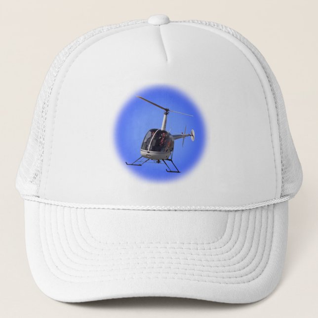 Helicopter Baseball Caps Helicopter Trucker Hat (Front)