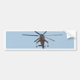 helicopter bumper sticker
