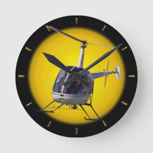 Helicopter Clock Flying Helicopter Wall Clock Gift