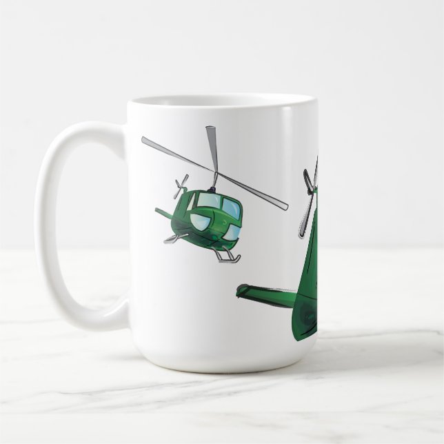 Helicopter Coffee Mug (Left)