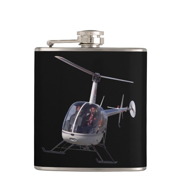 Helicopter Flask Customised Helicopter Drink Flask (Front)