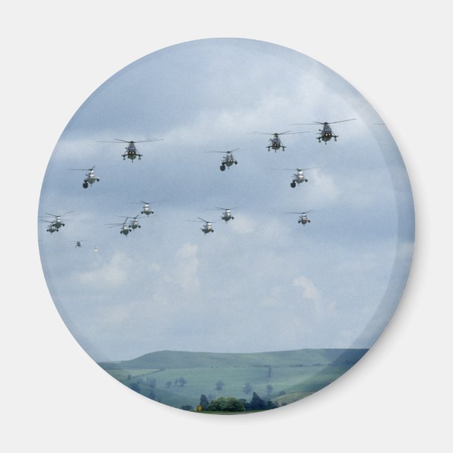 Helicopter flypast magnet (Front)