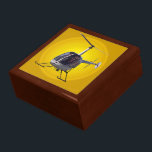 Helicopter Gift Box Cool Helicopter Jewerly Box<br><div class="desc">Helicopter Gift Box Helicopter Jewellery Box Helicopter Keepsake Boxes & Helicopter Gifts for Men, Women, Kids, Home & Office Friends Family Helicopter Boxes, Decorations Chopper Enthusiasts Jewellery Box Aviation Gift Box Memento & Keepsake Box Helicopter Pilot Gift Box Design by Artist / Designer Kim Hunter. See www.kimhunter.ca for more Helicopter...</div>