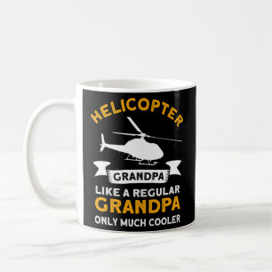 Helicopter Grandpa - Aeroplane Helicopter Pilot Av Coffee Mug