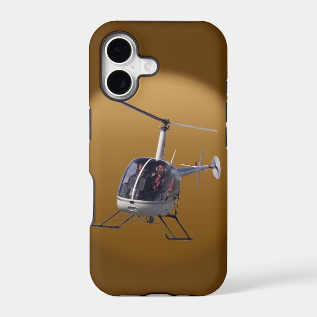 Helicopter iPhone 5 Case Cool Chopper Pilot Cases (Back)