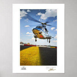 Helicopter Landing in NYC Gallery Poster