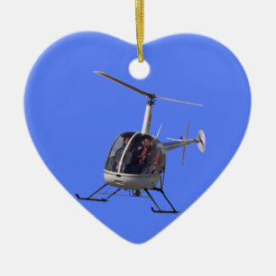 Helicopter Ornament Personalised Chopper Decoratio