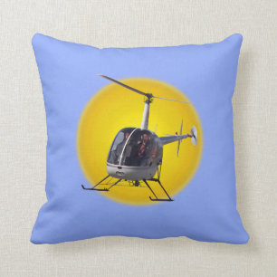 Helicopter Pillow Cool Flying Helicopter Pillow