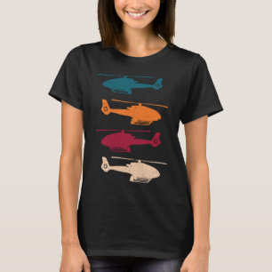 Helicopter Pilot Flying Helicopters Aviation H 120 T-Shirt