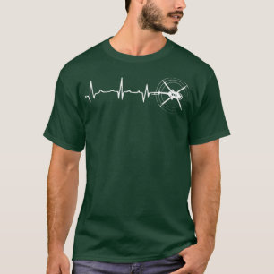 Helicopter Pilot Heartbeat T-Shirt
