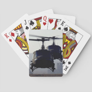 helicopter playing cards