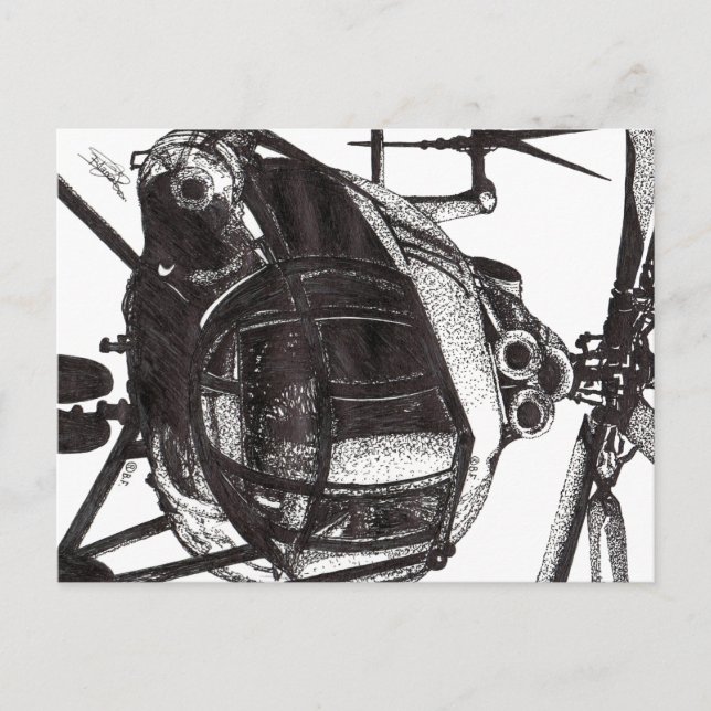 HELICOPTER POSTCARD (Front)