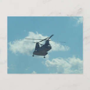 Helicopter Postcard