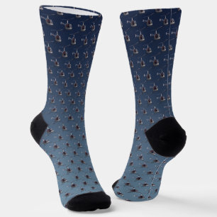 Helicopter Socks Flying Helicopter Socks Customize