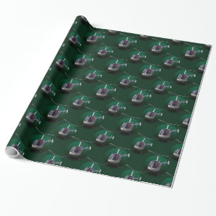 Helicopter Wrapping Paper Chopper Christmas Paper
