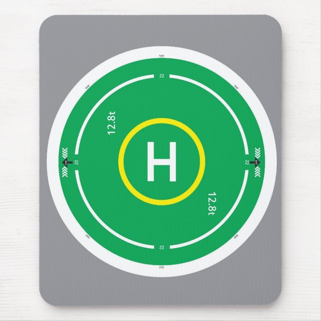 HeliDECK green Mouse Pad (Front)