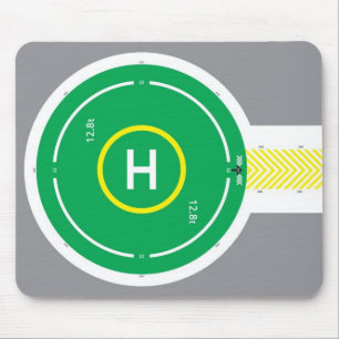 HeliDECK Mouse Pad Green oneway