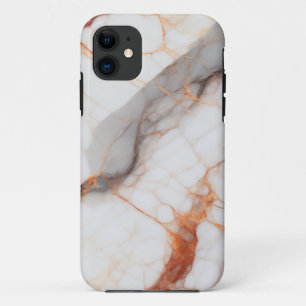 Heliocarnus White Maroon Marble Phone Case