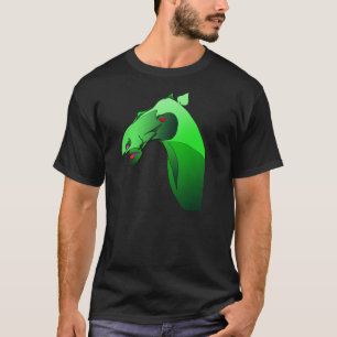 Heliodor T-shirt - Green Horse Demon - Front