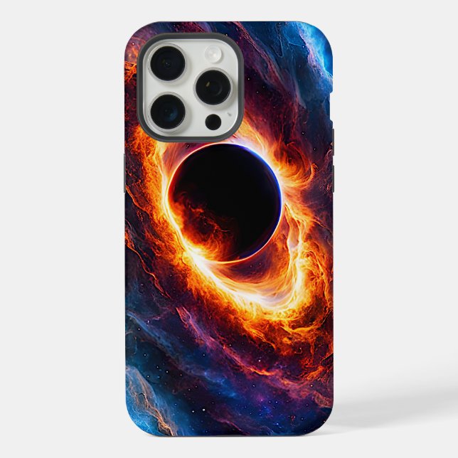 “Helionis” - Nebula and Galaxies iPhone Case (Back)