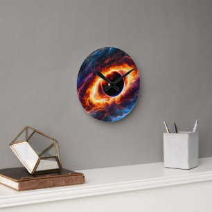 “Helionis” - Nebula and Galaxies Round Clock