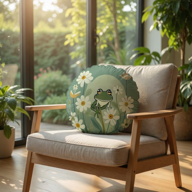 Helios Blumes Round Cushion (Helios Blumes Round Pillow
)