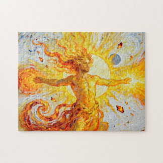 Helios God of the Sun from Greek Mythology Jigsaw Puzzle
