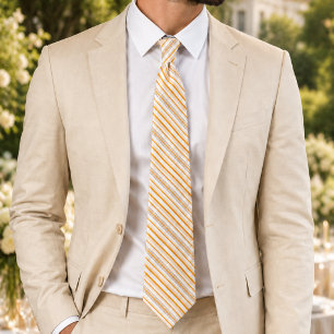 HELIOS – Golden Ivory Structured Tie