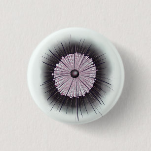 Heliozoa Microbe Microbiology Digital Art 3 Cm Round Badge