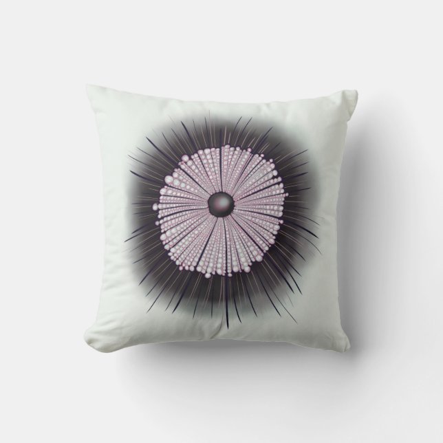 Heliozoa Microbiology Geek Digital Art Cushion (Front)