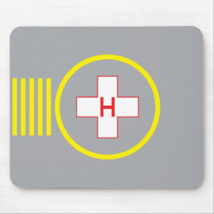 Helipad Mouse Pad Hospital 5