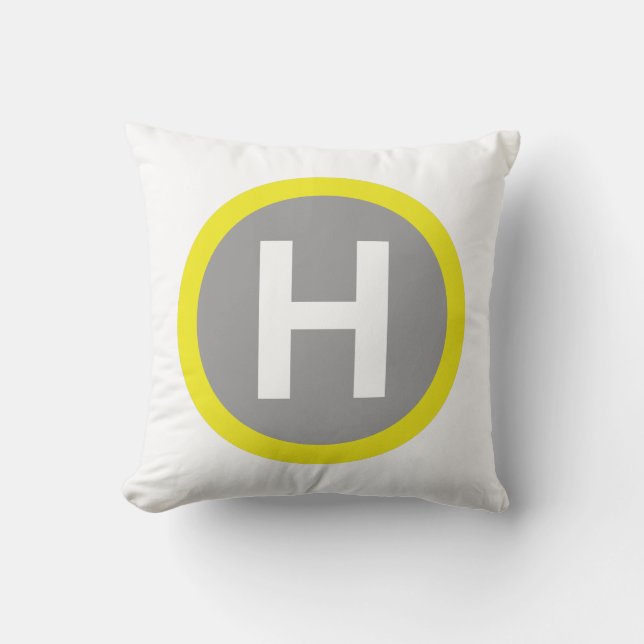 Helipad Sign Cushion (Front)