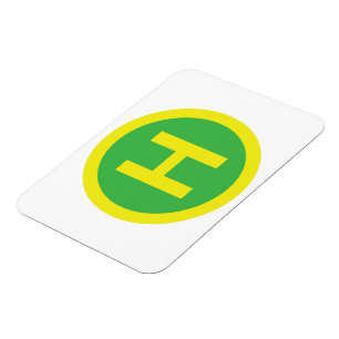 Helipad Sign Magnet