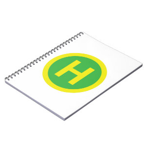 Helipad Sign Notebook