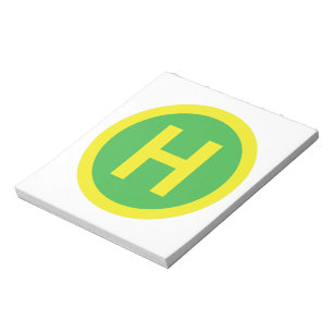 Helipad Sign Notepad