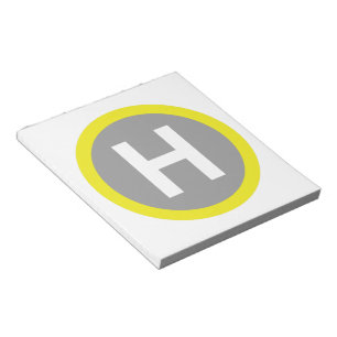 Helipad Sign Notepad