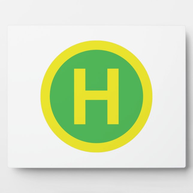 Helipad Sign Plaque (Front)