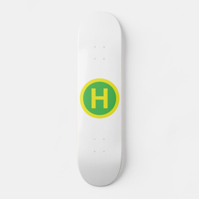 Helipad Sign Skateboard (Front)