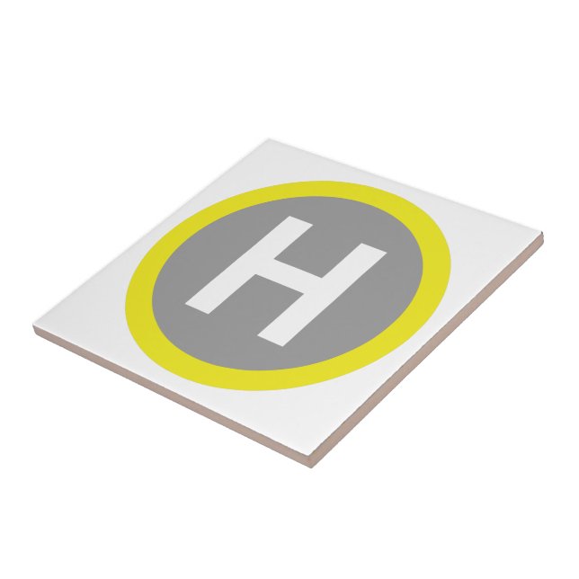 Helipad Sign Tile (Side)